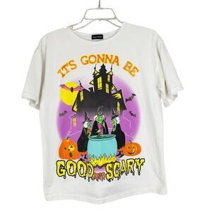 Vintage Halloween Tshirt Its Gonna Be Good And Scary 100% Cotton Size S/M